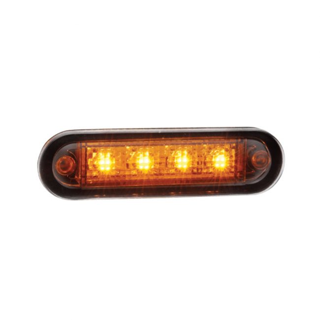 Markeringsljus 4 LED Orange E-märkt 1 Markeringsljus 4 LED Orange E-märkt