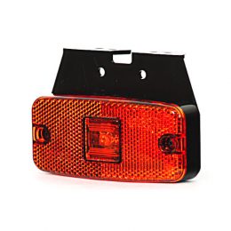 Markeringsljus LED m. reflex. Gul m fäste