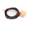 Transp LED för gummiarm 12/24V Röd