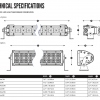 20 tum Single Row 5W Lightforce LED-bar