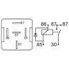 Diodrelä 30A 12V Enkel On/Off 5 stift