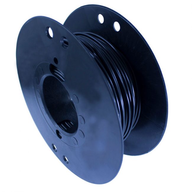 RKUB, 0.5mm², SVART, BOBIN B3, 60V, PVC, 70°C 100m