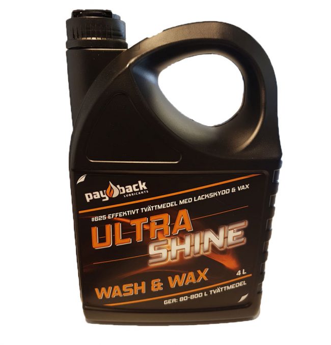 Ultra Shine Wash & Wax 4 liter