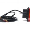 Was W187 1324 LED-Bakljus 5-funktion